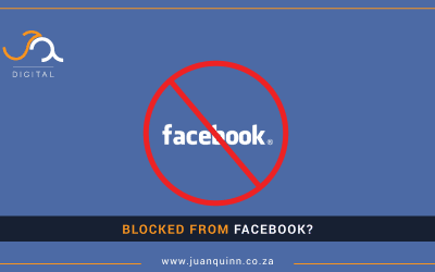 “Facebook blocked me!”