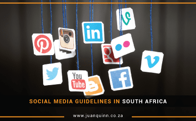 SOCIAL MEDIA GUIDELINES IN SOUTH AFRICA