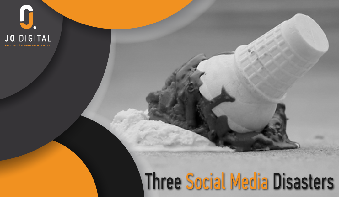 #Fail: Three Social Media Disasters
